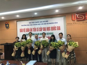 NCS Trần Xuân Hồng bảo vệ thành công luận án tiến sĩ cấp ĐHQGHN
