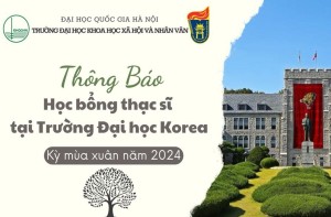 Học bổng thạc sĩ tại Trường Đại học Korea, Hàn Quốc học kỳ mùa xuân năm 2024 do Quỹ Pony Chung tài trợ